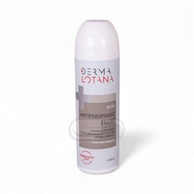 DERMALOTANA BASIC rutulinis mineralinis antiperspirantas, 100 ml