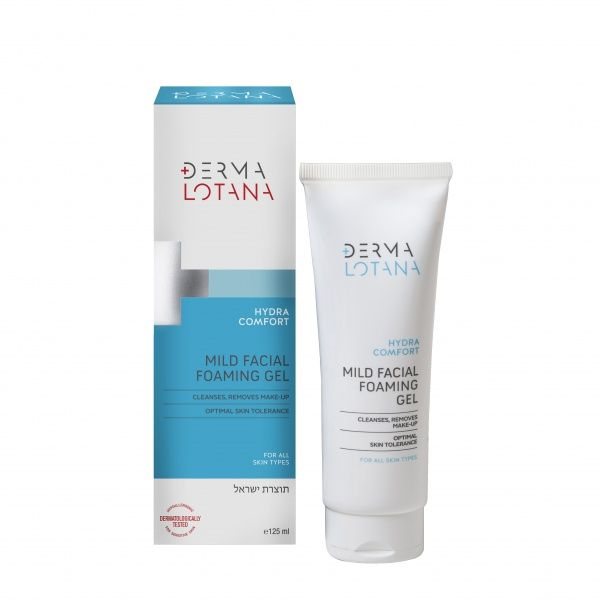 DERMALOTANA švelnus putojantis veido prausiklis HYDRA COMFORT, 125 ml
