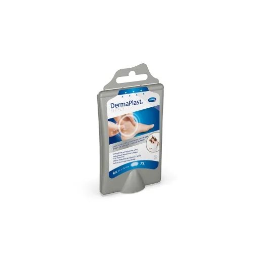 DERMAPLAST EFFECT hidrokoloidiniai pūslių pleistrai, XL dydis, 6 vnt
