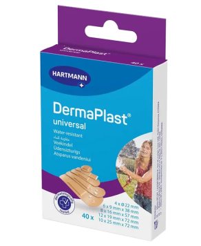 DERMAPLAST universal.5 dydžių pleistrų rinkinys N40