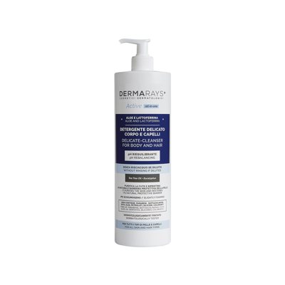 DERMARAYS ACTIVE ALL-IN-ONE kūno ir plaukų prausiklis, 1000 ml