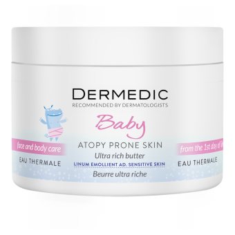 DERMEDIC BABY LINUM EMOLIENT kūno sviestas, 225 ml