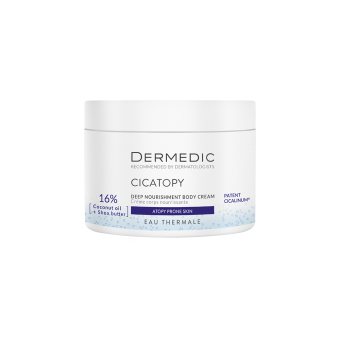 DERMEDIC CICATOPY maitinamasis kūno kremas, 225 ml