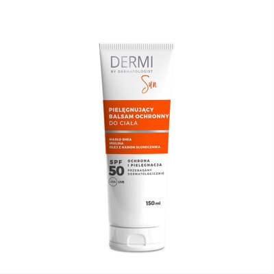 DERMI SUN, maitinamasis ir apsauginis kūno losjonas su SPF50, 150 ml