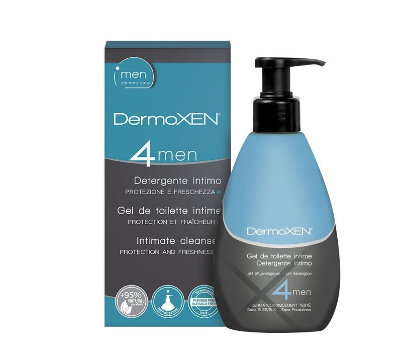 DermoXEN 4 MEN intymios higienos prausiklis, 125 ml