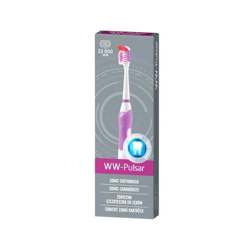 Diagnosis garsinis dantų šepetėlis SONIC WW-PULSAR, rožinis, 1 vnt