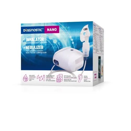 Diagnosis kompresorinis inhaliatorius DIAGNOSTIC NANO, 1 vnt