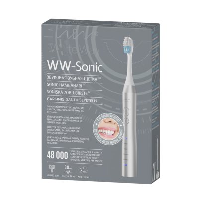 Diagnosis WW-SONIC elektrinis garsinis dantų šepetėlis PILKAS