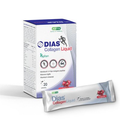 DIAS COLLAGEN LIQUID, ., 20 paketėlių, 15 ml