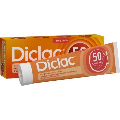 Diclac 5% gelis, 150 g