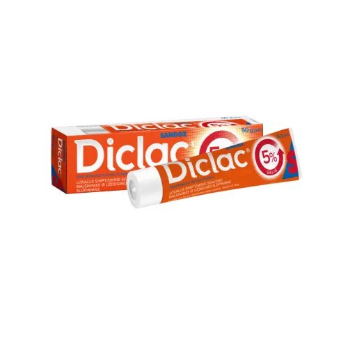 Diclac 5% gelis N1, 50 g