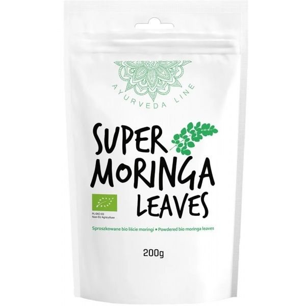 DIET FOOD ekologiški milteliai MORINGOS, 200 g