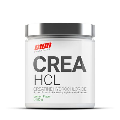 DION SPORTLAB CREATINE HCl Citrinų-Laimo sk., 150 g
