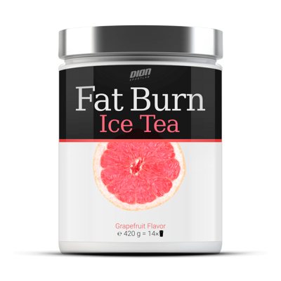 DION SPORTLAB FAT BURN Ice Tea, Greipfruto sk., 420 g