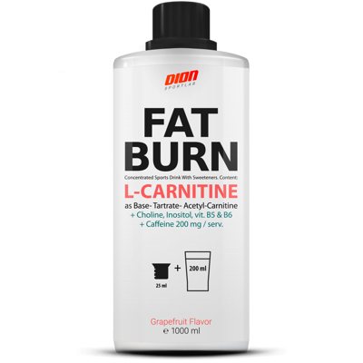 DION SPORTLAB FAT BURN Liquid, Greipfruto sk. sk., 1000 ml