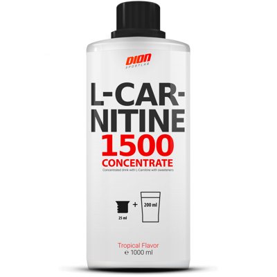 DION SPORTLAB L-CARNITINE 1500, Tropikų sk., 1000 ml