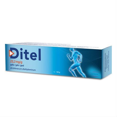 DITEL, 23,2 mg/g, gelis, 100 g