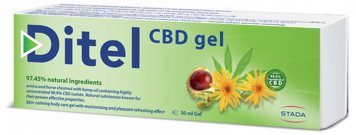 DITEL CBD vėsinantis gelis N1, 100 g