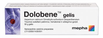 DOLOBENE 500 TV/150 mg/25 mg/g gelis N1, 50 g