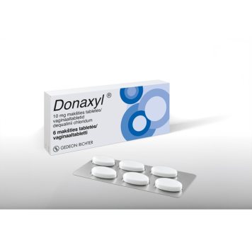 DONAXYL 10 mg makšties tabletės N6