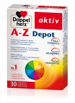 DOPPELHERZ aktiv A-Z depot tabletės N30