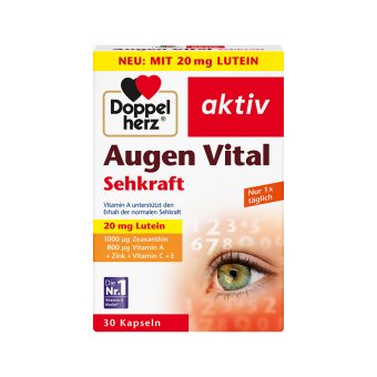 DOPPELHERZ AKTIV AUGEN VITAL, 30 kapsulių