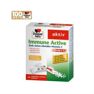 DOPPELHERZ AKTIV IMMUNE DIRECT, 20 mikrogranulių paketėlių