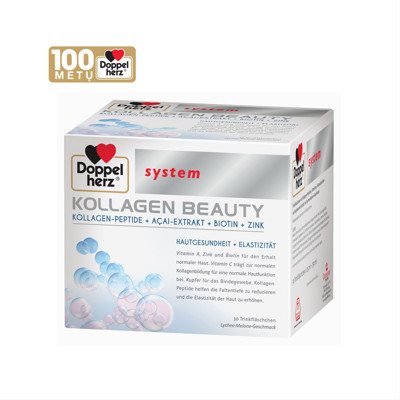 DOPPELHERZ SYSTEM KOLLAGEN BEAUTY, 30 buteliukų