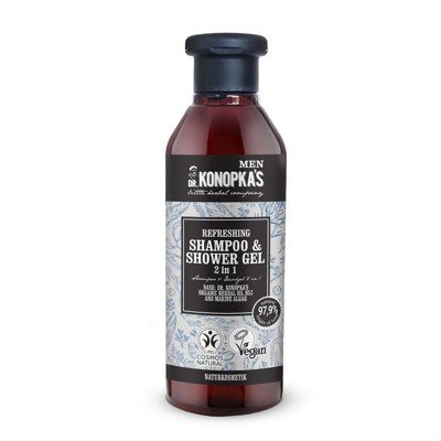 DR. KONOPKA'S MEN, šampūnas ir dušo želė vyrams 2in1, 280 ml