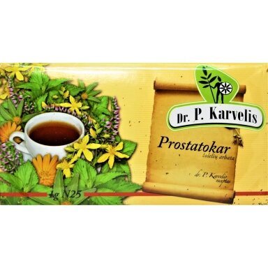 DR. P. KARVELIS PROSTATOKAR, žolelių arbata, 25 vnt., 1 g