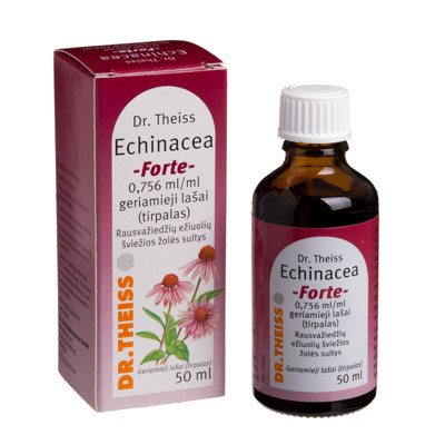 DR. THEISS ECHINACEA FORTE, /ml, geriamieji lašai (tirpalas), 50 ml, 0.756 ml