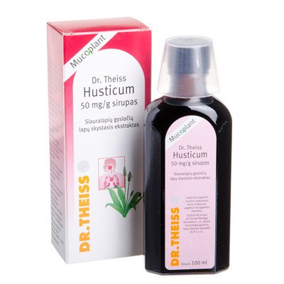 Dr. Theiss Husticum 50 mg/g sirupas, 100 ml