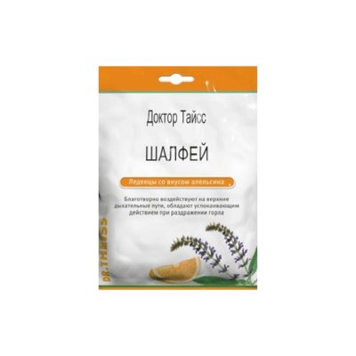 DR. THEISS šalavijų pastilės su medum, 50 g