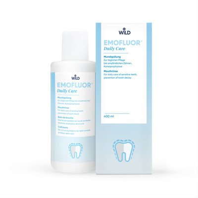 DR. WILD DAILY CARE, burnos skalavimo skystis jautriems dantims, 500 ml