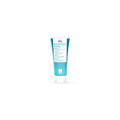 DR. WILD EMOFORM SENSITIVE, dantų pasta jautriems dantims su mineralinėmis druskomis, 75 ml