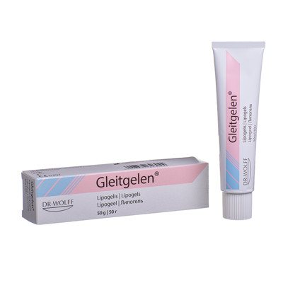 DR. WOLFF GLEITGELEN lubrikantas, lipogelis, 50 g