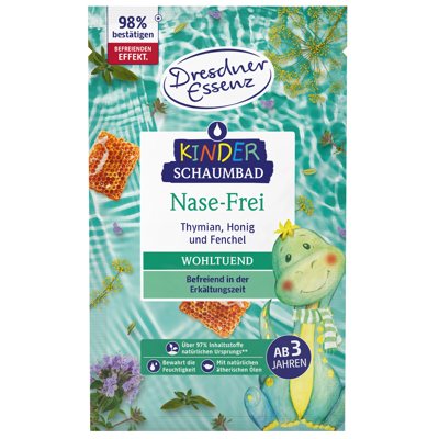 DRESDNER ESSENZ Burbulinė vonia vaikams „Laisva nosis“, 40 ml