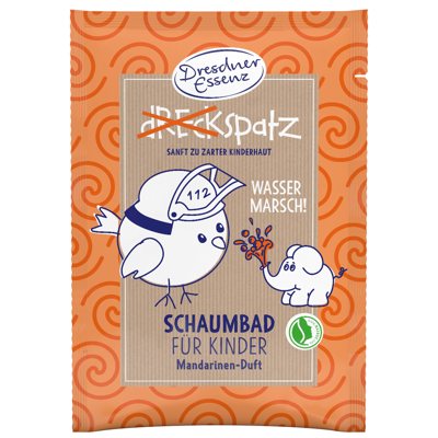DRESDNER ESSENZ Burbulinė vonia vaikams „Vandens žygis!“ (mandarinų kvapo), 40 ml