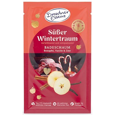 DRESDNER ESSENZ Putojanti vonios druska „Žiemos svajonė“, 60 g