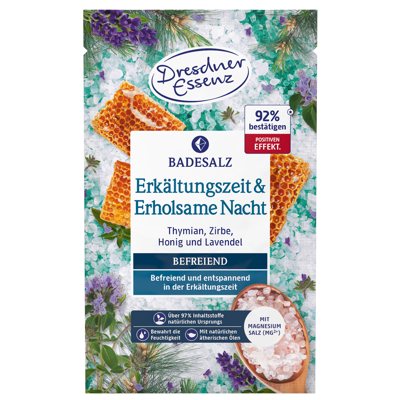 DRESDNER ESSENZ Vonios druska „Šaltasis sezonas & Rami naktis“, 60 g