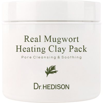 Dr.Hedison valomoji veido kaukė nuo inkštirų, Real Mugvort heating clay pack, 265 ml