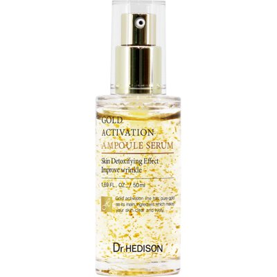 Dr.Hedison veido odos serumas su aukso dulkėmis, Gold activation ampoule serum, 50 ml