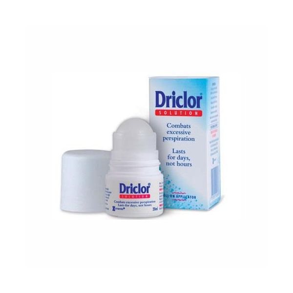DRICLOR antiperspirantas (tirpalas) su 20 proc. aliuminio chlorido druskos, 20 ml