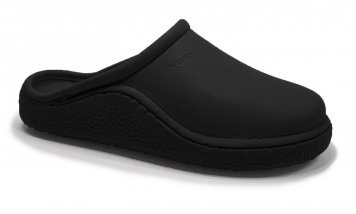 DrLuigi universalios Vidaus ir Lauko odinės ŠLEPETĖS uždarais galais, 45 dydis. Juoda