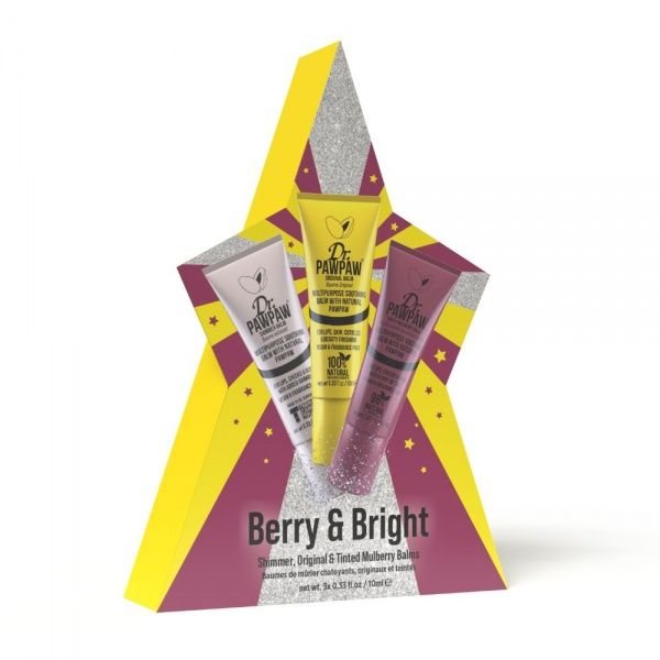 DR.PAWPAW lūpų balzamų rinkinys BERRY BRIGHT, x 10 ml, 3 vnt