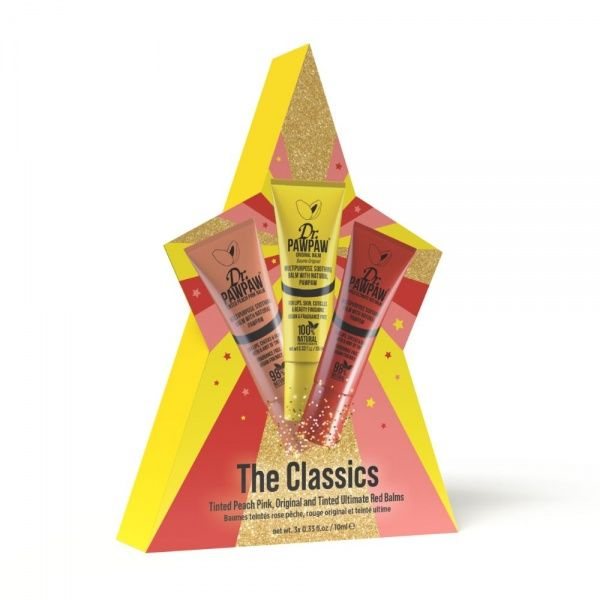 DR.PAWPAW lūpų balzamų rinkinys CLASSIC CHRISTMAS, x 10 ml, 3 vnt