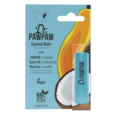 DR.PAWPAW lūpų pieštukas-balzamas COCONUT BALM STICK, 4 g