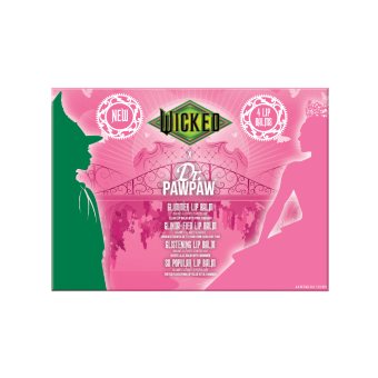 DR.PAWPAW x WICKED lūpų pieštukų rinkinys, GLINDA, 12 g, 4 vnt