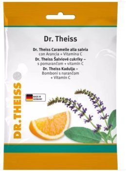 Dr.Theiss APELSINŲ skonio šalavijų su vit.C ledinukai, 75 g