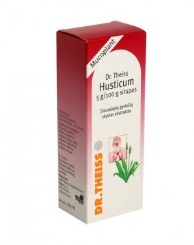 Dr.Theiss HUSTICUM 50 mg/g sirupas, 100 ml